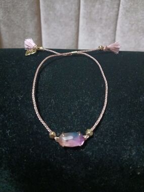 Kendra Scott Crystal Cord Bracelet with Tassels